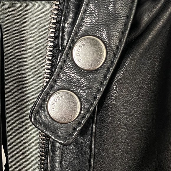 Hugo Boss Lambskin Leather Jacket - Picture 7 of 8